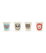 Red Rover Bamboo Fibre Cups with Animal