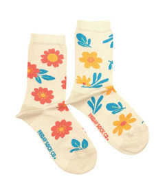 Friday Sock Co. Women's Fun Flowers Socks
