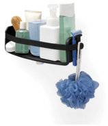 Umbra Flex Gel-Lock Bin Shower Caddy Noir