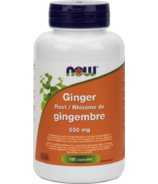 NOW Foods Racine de gingembre 550 mg