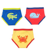 ZOOCCHINI Ensemble de culottes d'apprentissage de la propreté en coton biologique B Ocean Friend