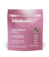 Lake & Oak Tea Co. Superfood Tea Blend Tea Bags Rose Hibiscus Glow