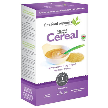 First food organics cheap oatmeal cereal