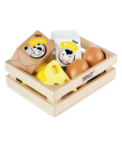 Bigjigs Wooden Eggs And Dairy