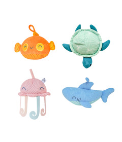 Copper Pearl Plush Bath Toy Set Oceana