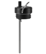 Klean Kanteen TKWide Twist Cap with Straw Black Brushed Stainless