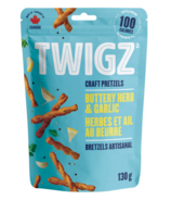 Twigz Craft Pretzels Buttery Herb & Ail