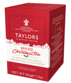 image of Taylor's Of Harrogate Spiced Christmas Tea with sku:314791