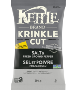 Kettle Krinkle Cut Salt & Fresh Ground Pepper Potato Chips