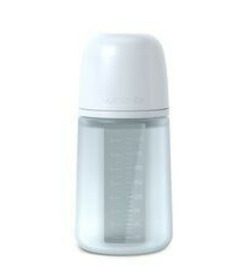Suavinex Color Essence SX PRO 8oz Silicone Bottle Medium Flow White