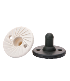 Doddle and Co Tokyo Pop Pacifier Dove/Coal