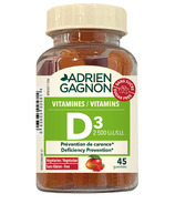 Adrien Gagnon Vitamin D 2500IU Sugar Free Gummies