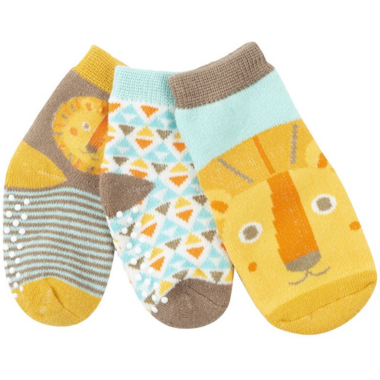 ZOOCCHINI Buddy Baby Socks Set Leo the Lion 0-24 Months ZOOCCHINI Buddy Baby Socks Set Leo the Lion 0-24 Months