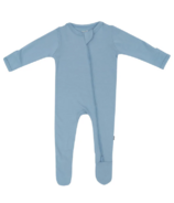 Kyte BABY pyjama avec pieds et fermeture à glissière couleur ardoise