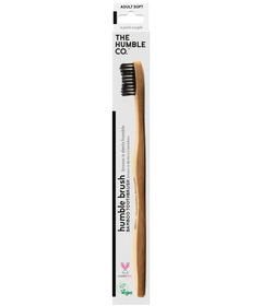The Humble Co. Adult Soft Toothbrush Black