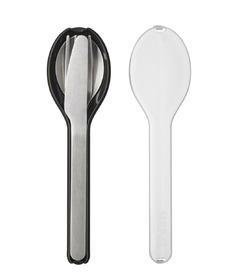 Mepal Ellipse Cutlery Set Nordic Black