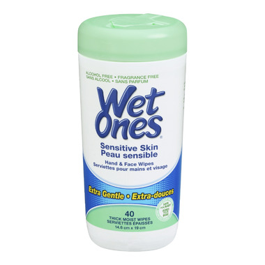 Wet Ones Sensitive Skin Hand & Face Wipes Wet Ones Sensitive Skin Hand & Face Wipes