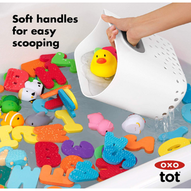 oxo stand up bath toy bin