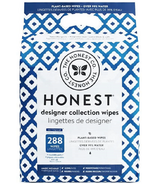 The Honest Company Honest Designer Collection Wipes Blue Ikat