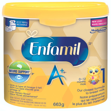 Enfamil Complete 2-children's milk below for infants 6 to 12