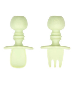 Bumkins Silicone Chewtensils Sage