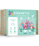 Ensemble créatif de tuiles Connetix Pastel