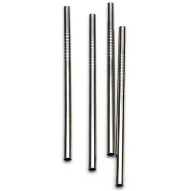RSVP Stainless Steel Short Drink Straws Set RSVP Stainless Steel Short Drink Straws Set