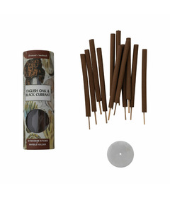 Creative Co-Op Thick Incense English Oak & Black Currant