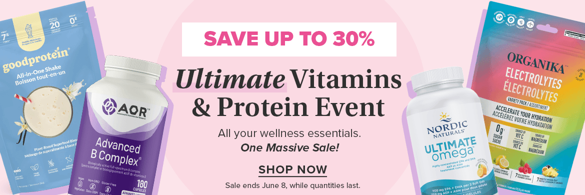 Save up to 30% on The Vitamins & Protein Sale 