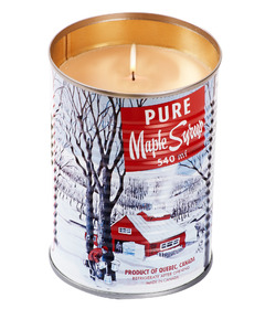 Seracon Maple Syrup Tin Candle with Cotton Wick