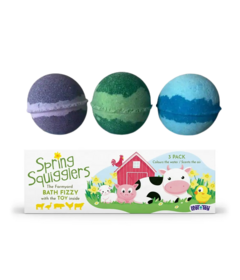 Loot Toy Co. Bath Fizzy with Toy Spring Squigglers