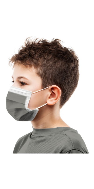 Buy CANADAMASQ Disposable Procedure Pediatric Face Mask Pediatric Grey