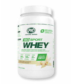 PVL ISO Sport Whey Protein Shake Mix Creamy Vanilla 