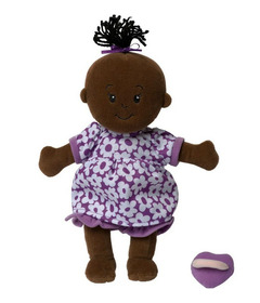 Manhattan Toy Wee Baby Stella Brown Doll With Black Hair