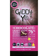 Giddy Yoyo Barre de chocolat bio Gingembre