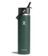 Hydro Flask Bouche large avec bouchon de paille Flex Sapin