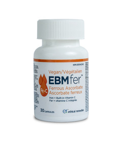 EBMfer Iron Ascorbate Veggie Capsules