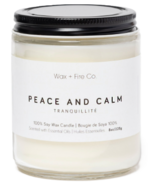 Wax + Fire Soy Candle Peace And Calm