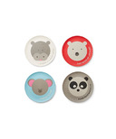 Red Rover Bamboo Fibre Plates with Animals