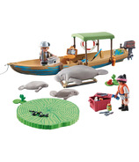Playmobil Voyage en bateau vers les lamantins