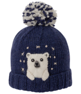 Tuque Peek-a-Boo pour enfants Ambler, bleu marine