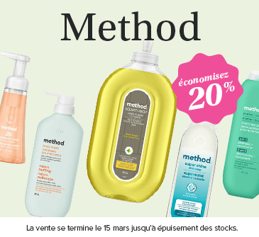 Économisez 20 % Method