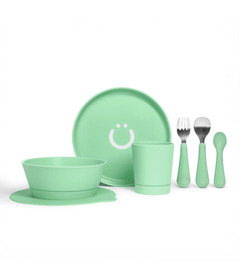 Ubbi Toddler Feeding Set Sugar Snap