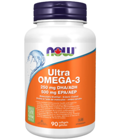 NOW Ultra Omega-3 1000mg Softgels