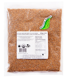 Splendor Garden Organic Mustard Seed Whole Yellow