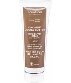 image of Scentuals 100% Natural Coconut Cocoa Butter Hand Repair Cream with sku:147998