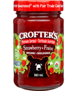 Confiture de fraises biologiques de première qualité Crofter's