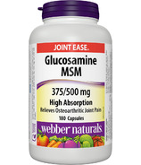 Webber Naturals Sulfate de glucosamine & MSM