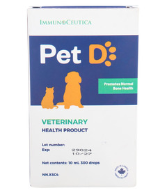 ImmunoCeutica Pet D Vitamin D3 for Dogs & Cats
