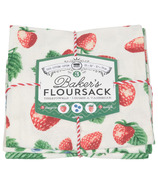 Now Design Tea Towel Set Bakers Flour Sack Berry Patch